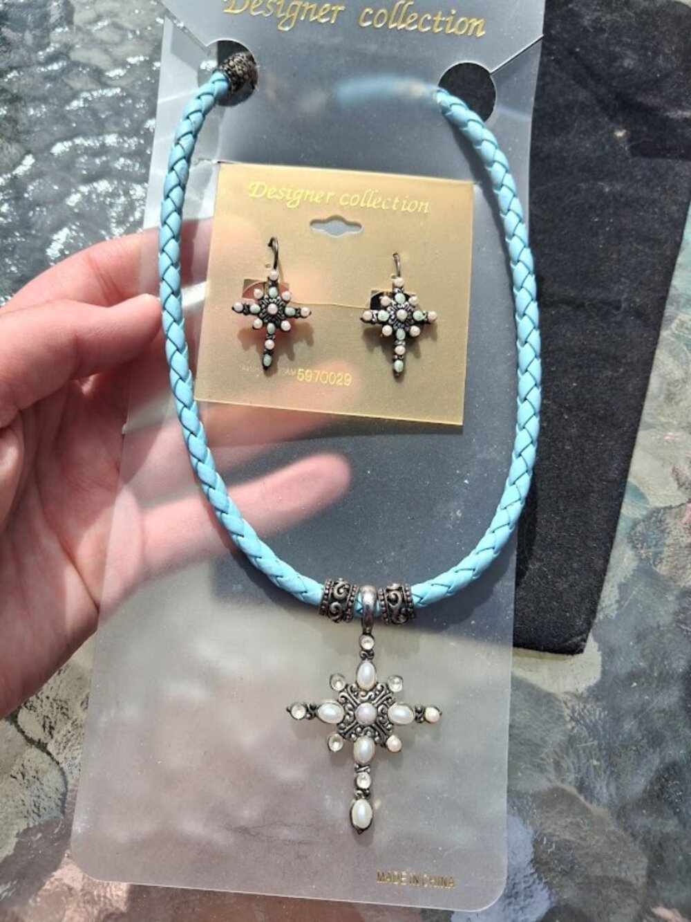 Religious jewelry set